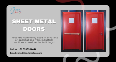 Sheet Metal Doors These are commonly used in a variety of applications from industrial facilities to residential buildings